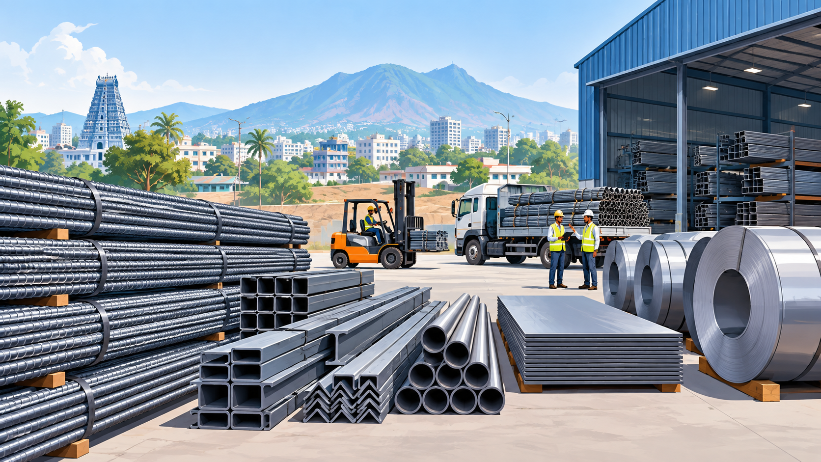 Steel Suppliers in Coimbatore: A Complete Guide to Choosing the Right Steel for Your Project