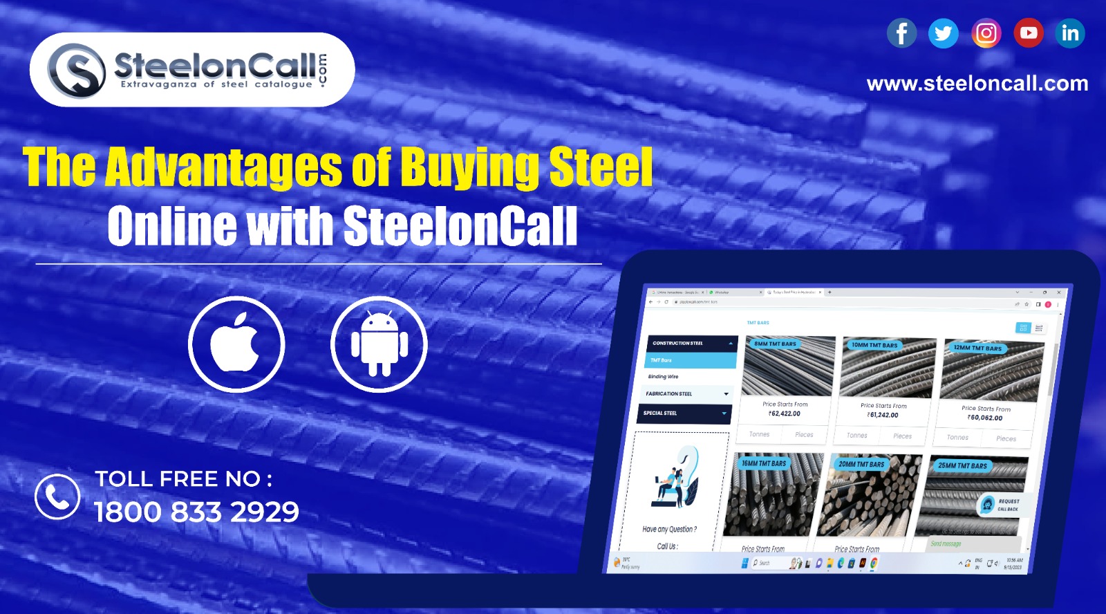 The Advantages of Buying Steel Online with SteelonCall