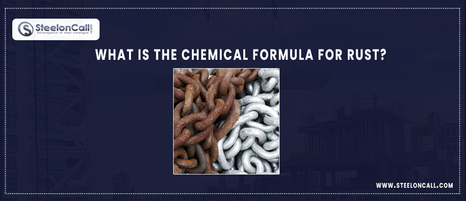 What is the chemical formula for rust?