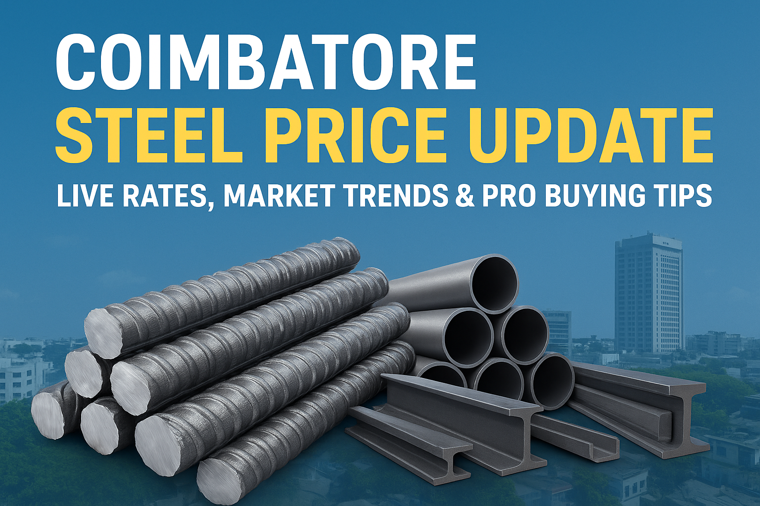 Coimbatore Steel Price Update: Live Rates, Market Trends & Pro Buying Tips