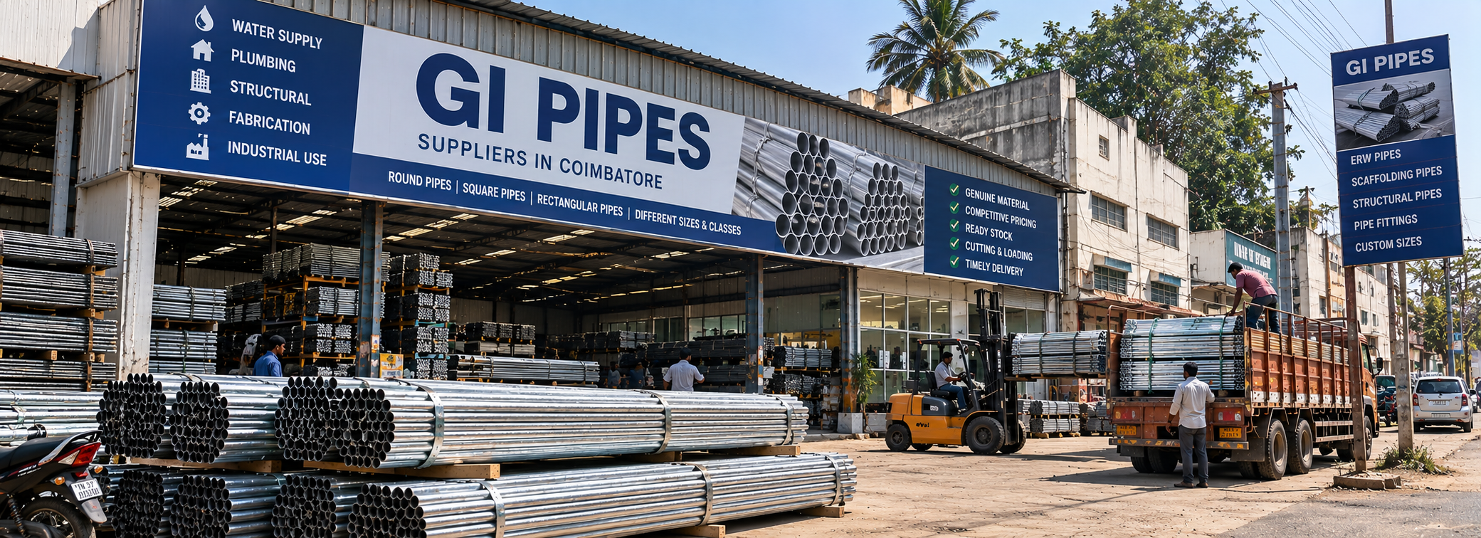 GI Pipe Suppliers in Coimbatore: Complete Guide to Buying GI Pipes 