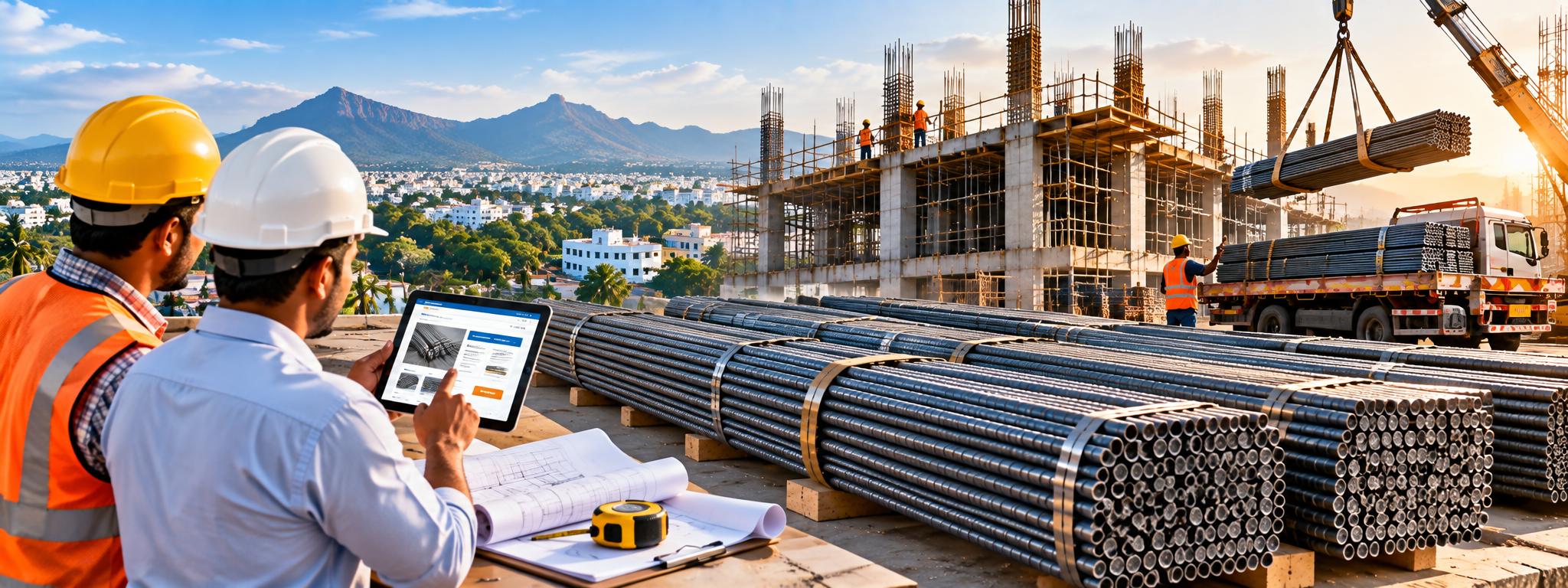 Buy TMT Bars Online in Coimbatore: Complete Guide for Home Builders & Contractors