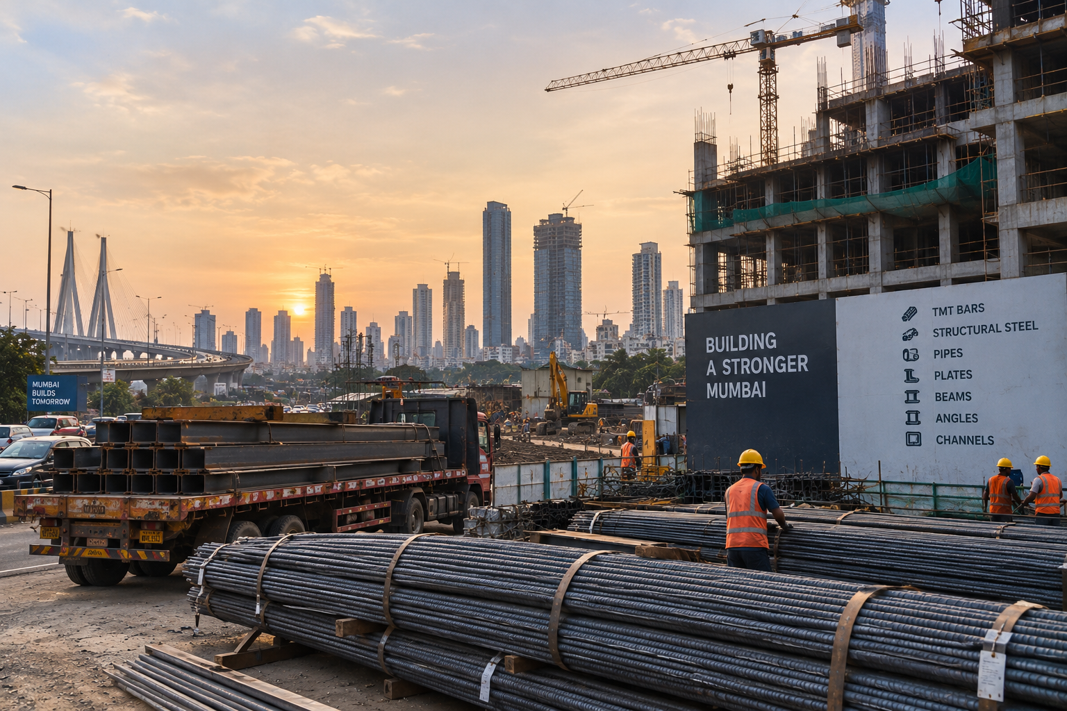 Construction Steel Suppliers in Mumbai: Complete Guide to Sourcing Steel for Construction