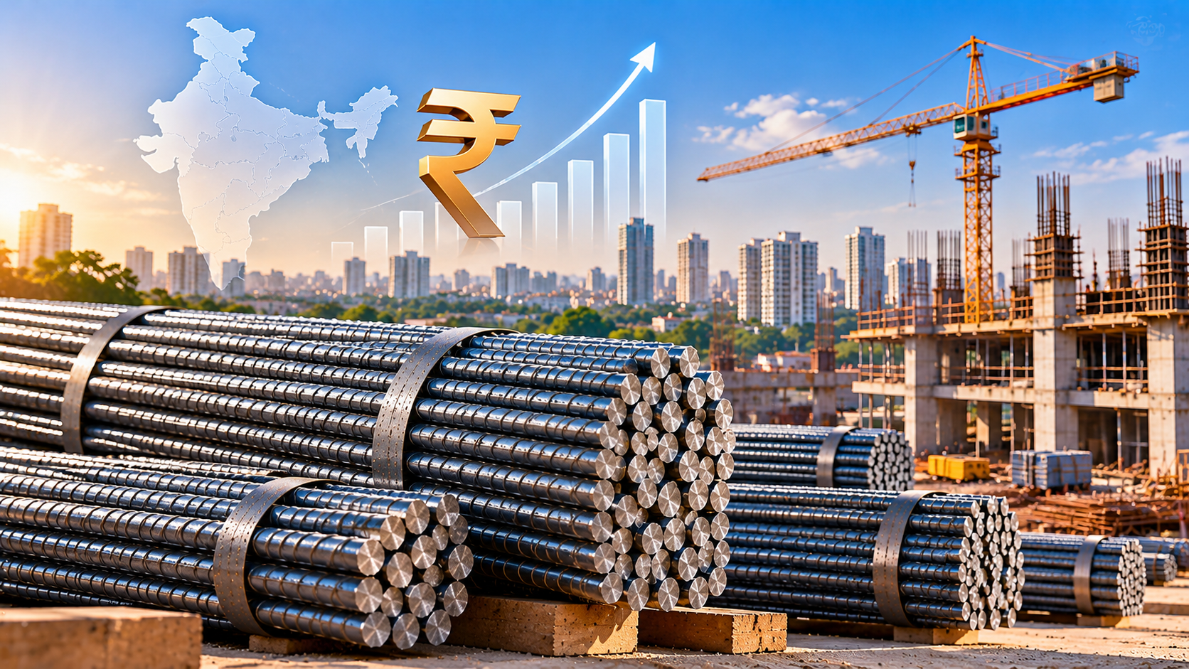 Today TMT Bar Price in India: Latest Rates Per Kg and Per Ton