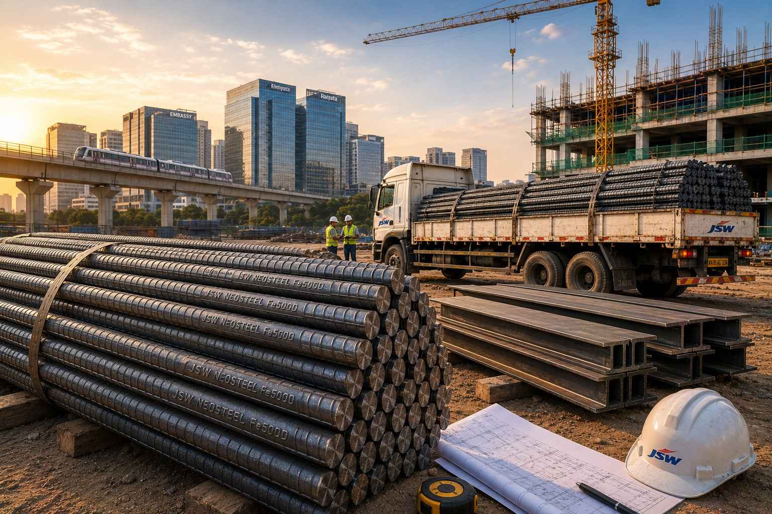 JSW Steel Suppliers in Bangalore: Karnataka’s Home Brand at the Best Prices
