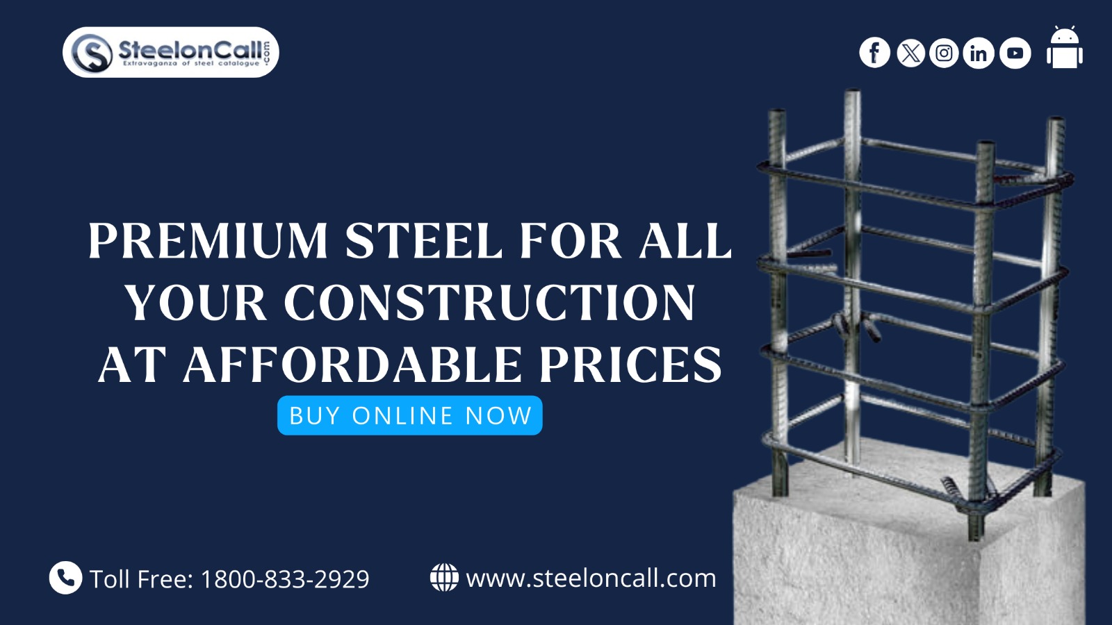 Premium Steel at Affordable Prices - Steeloncall 