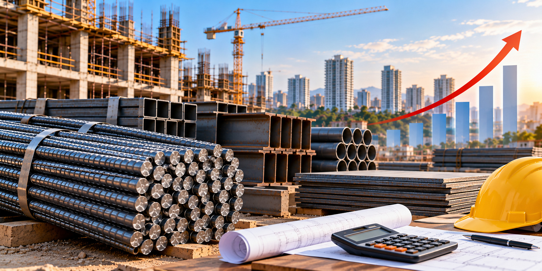 Construction Steel Prices: Latest Rates, Types, Grades & Buying Guide