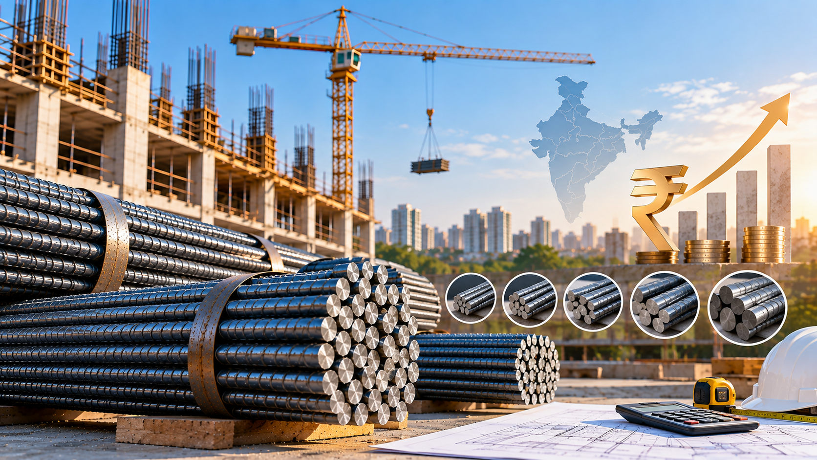 TMT Steel Price List Today: Compare TMT Bar Rates by Brand and Size