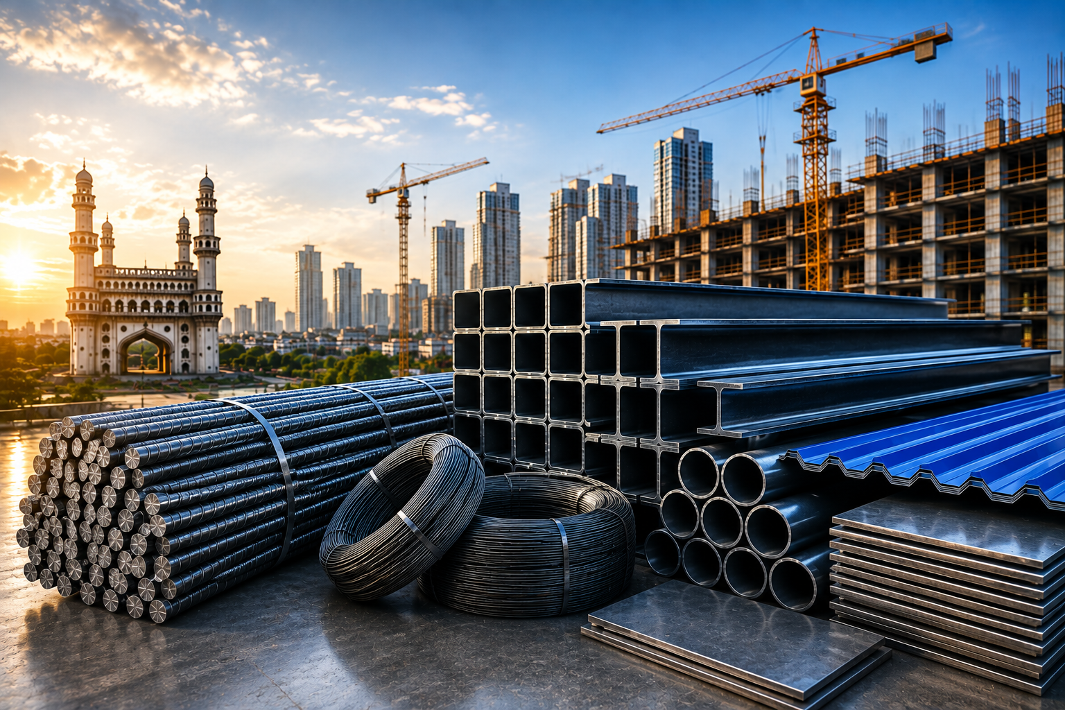 Steel Distributors in Hyderabad: Complete Guide to Sourcing Steel for Construction