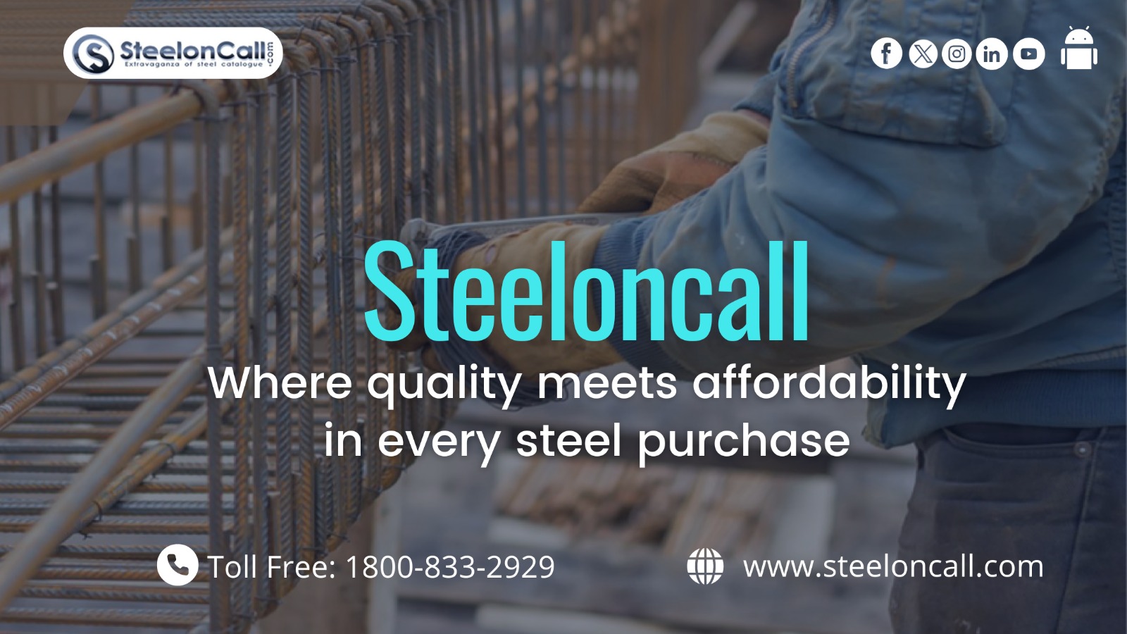 Steeloncall - Where quality meets affordability in every steel purchase.