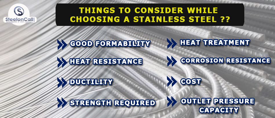 Things to consider while choosing a stainless Steel