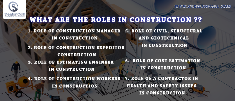 What are the roles in construction?